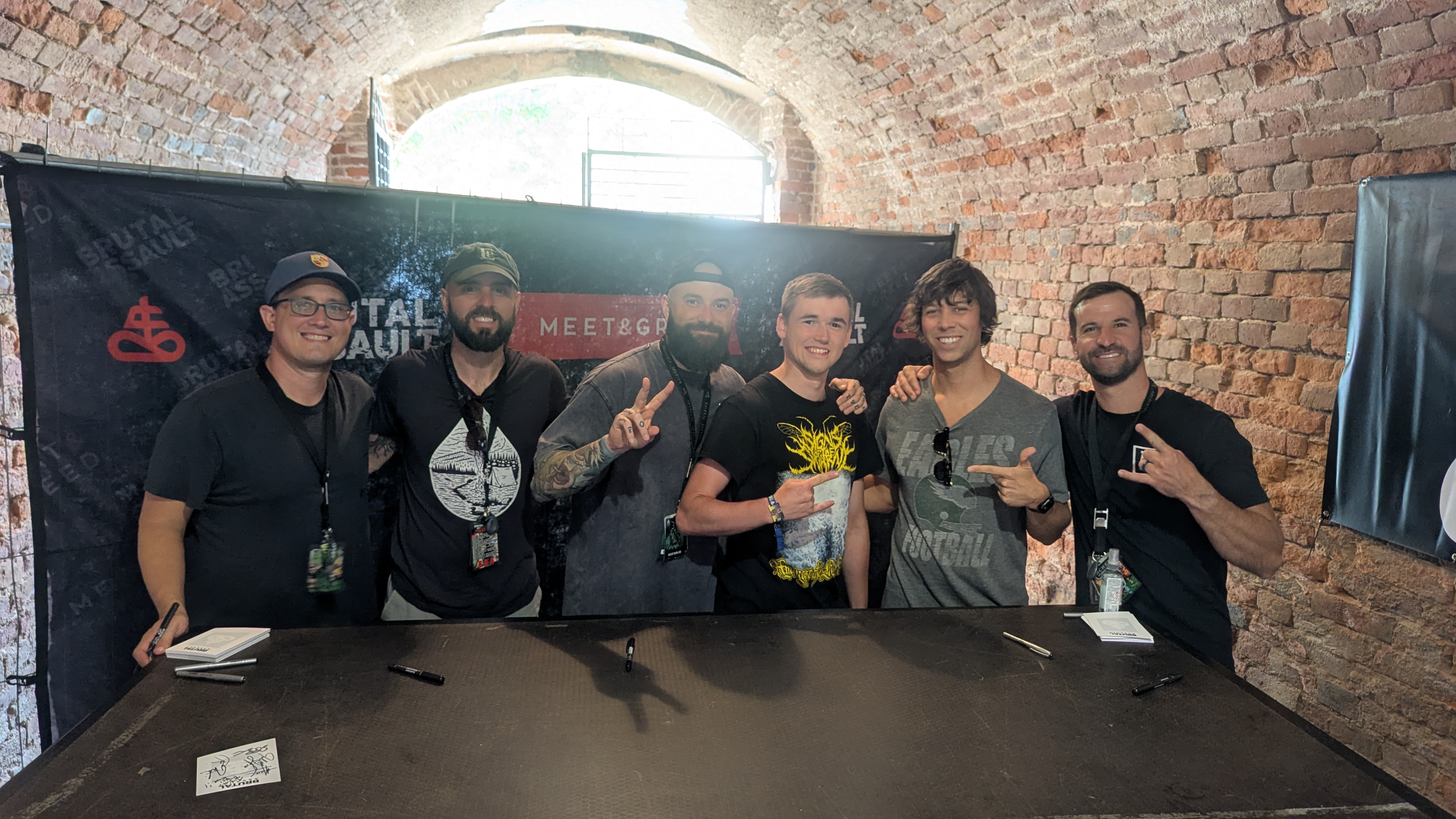 I met August burns red